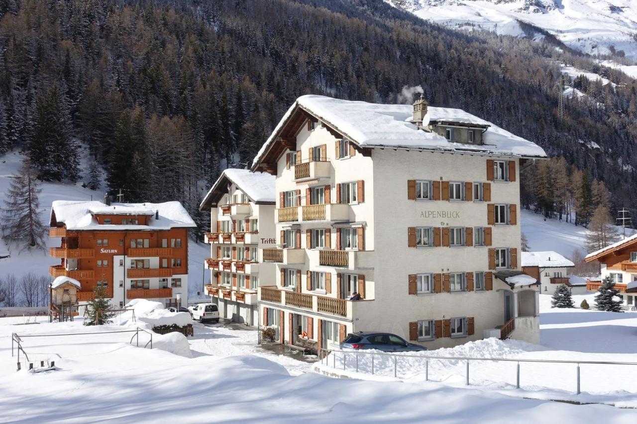Apartment Alpenblick Saas-Grund Exterior foto